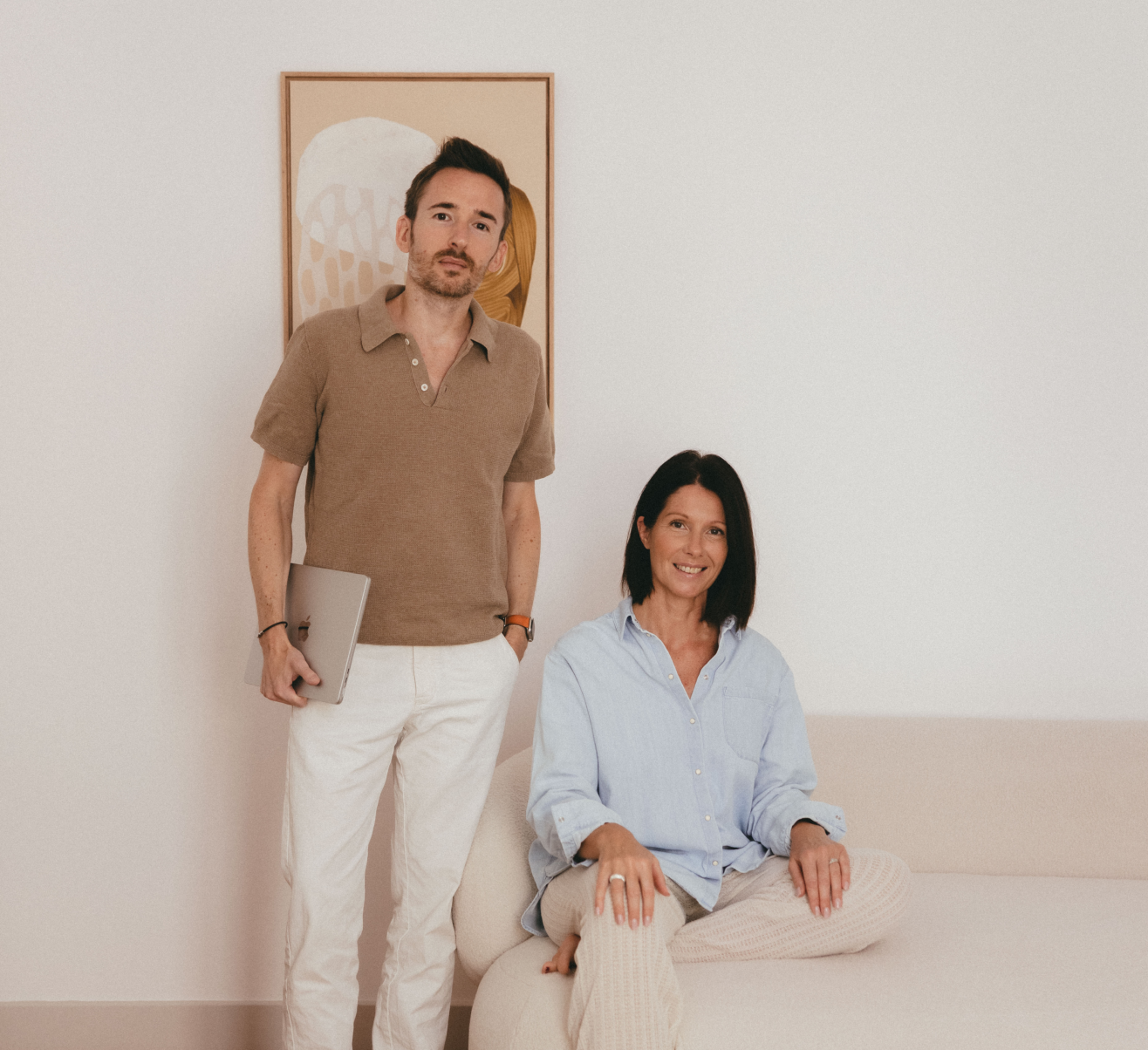 Laure and Matthieu, founders